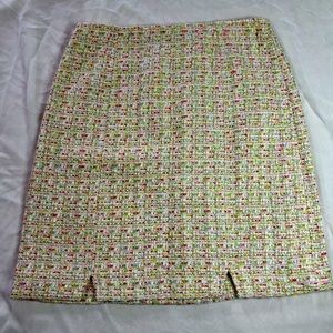 Pink multicolored Brooks Brothers skirt